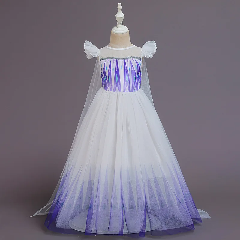 

Детское платье принцессы в виде снежинки, без рукавов