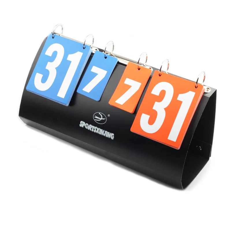 

4 Digit Score Boards Voplleyball Portable Folding Football Basketball Handball Table Tennis Sports