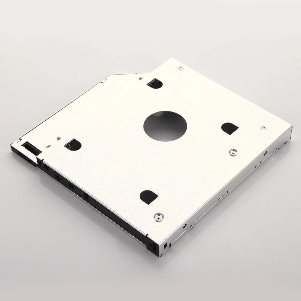 Универсальный алюминиевый 12 7 мм SATA 2-й жесткий диск HDD SSD Optical bay Caddy рамка для Acer Aspire