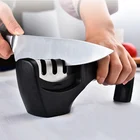 Профессиональная точилка для ножей, 3 этапа, кухонный точильный камень, точильный камень для ножей, точильный камень, вольфрамовый Алмазный керамический точильный инструмент