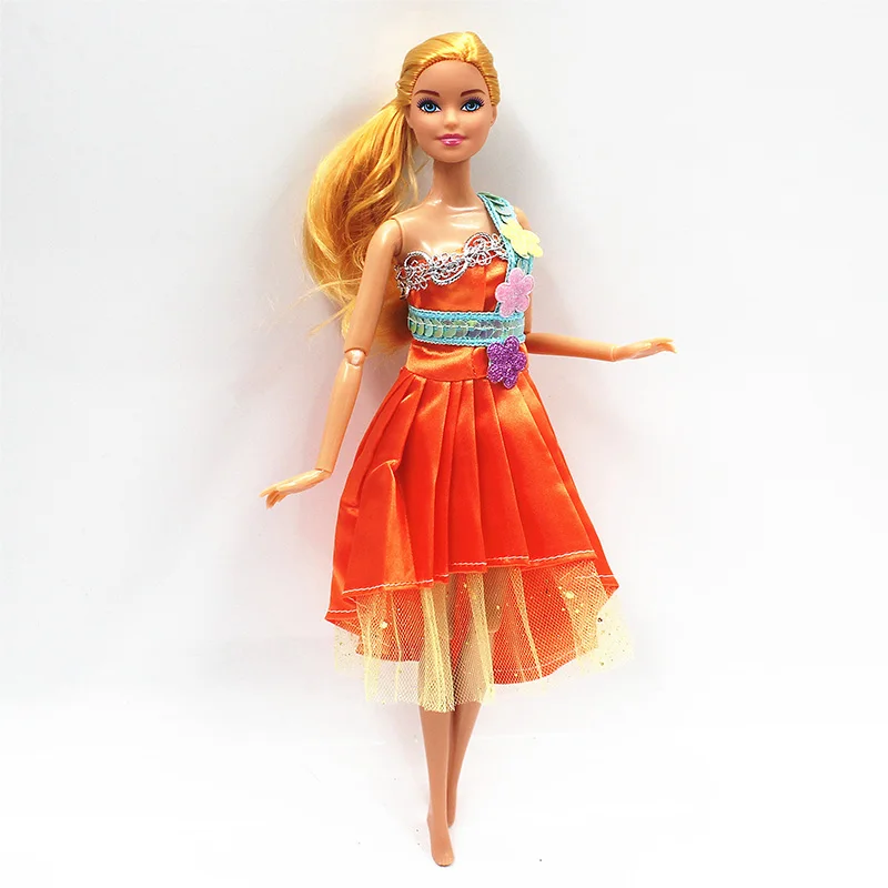 30 см шарнирная кукла с одеждой игрушки 11 шарниров аксессуары для куклы блестки