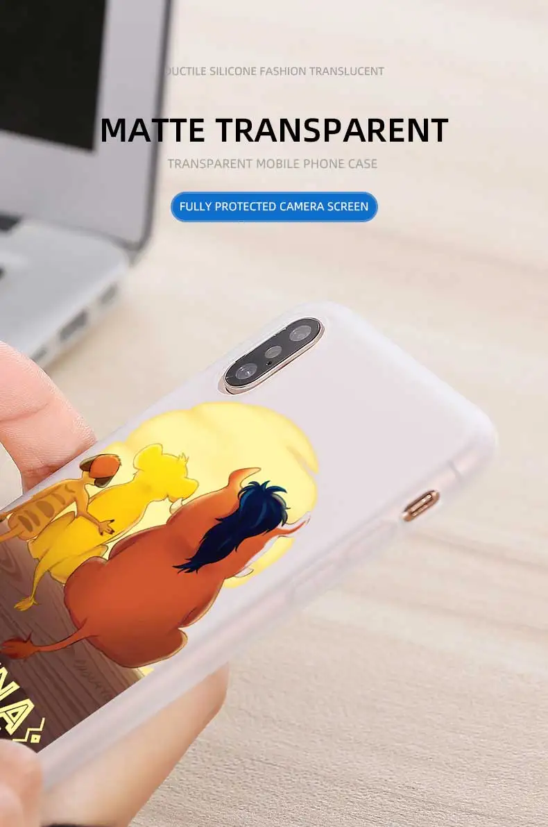 Крышка чехол для телефона для samsung Galaxy A10 A30 A40 A50 A60 A70 A80 A90 A6 A8 A9 A7 A5 плюс с героями из мультфильмов; с изображением короля льва