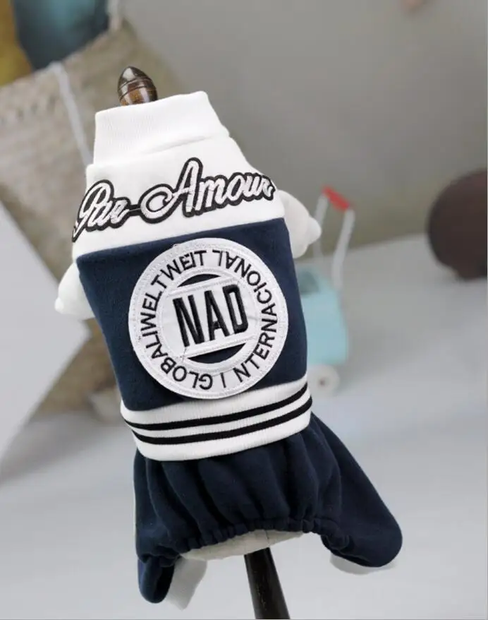 Новинка Спортивная одежда для маленьких собак Комбинезоны с капюшоном