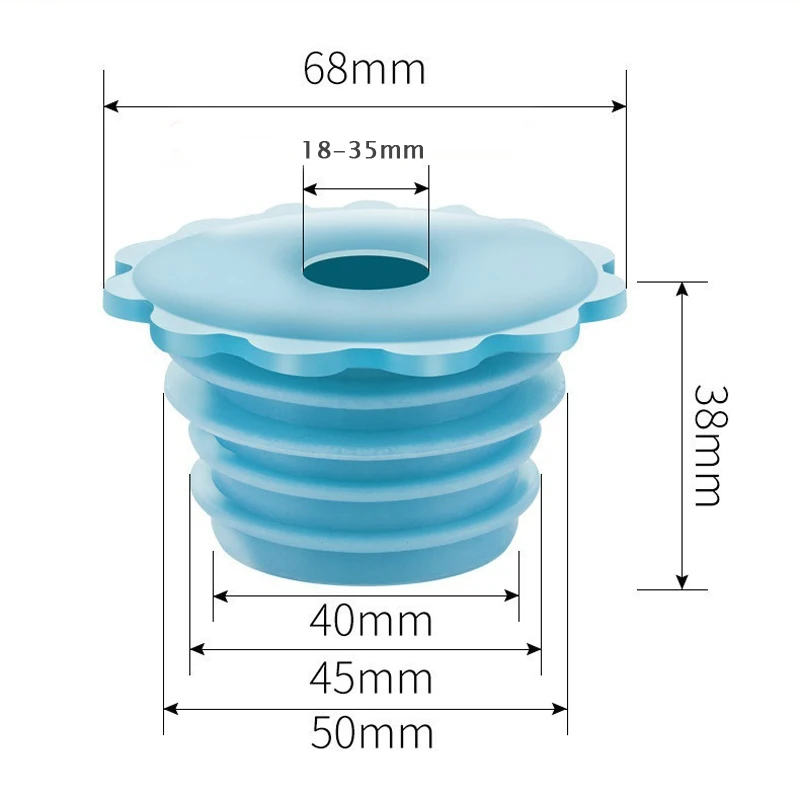 Силиконовая крышка для слива пола уплотнительное кольцо канализационной трубы с