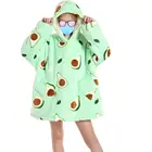 Ночная рубашка с капюшоном, Прочная Стильная Детская толстовка с капюшоном, удобное одеяло с капюшоном