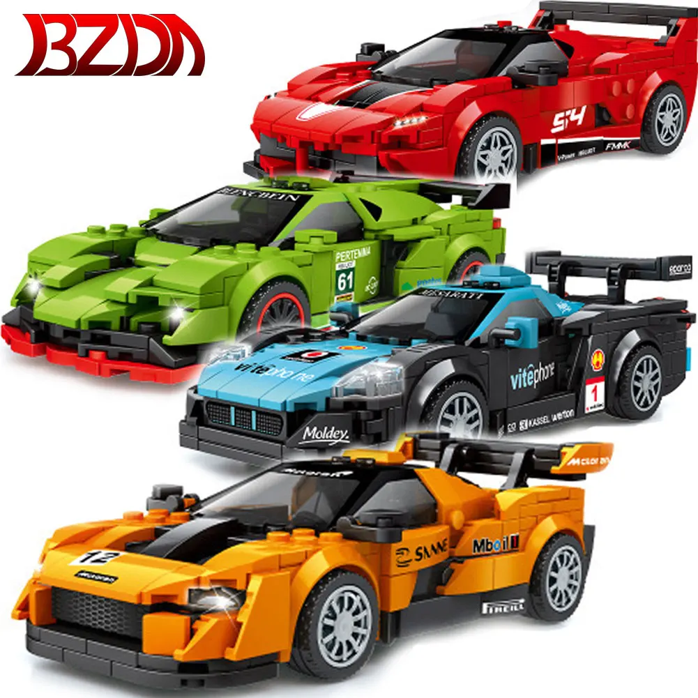 

Конструктор BZDA, суперавтомобиль, скоростной чемпион, знаменитый креативный автомобиль, гоночная модель, подарок на день рождения