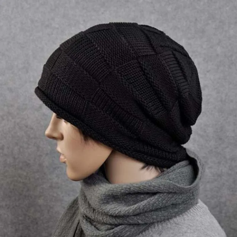 Корейский площади головные уборы Skullies шапки бини бренд осень-зима теплые для