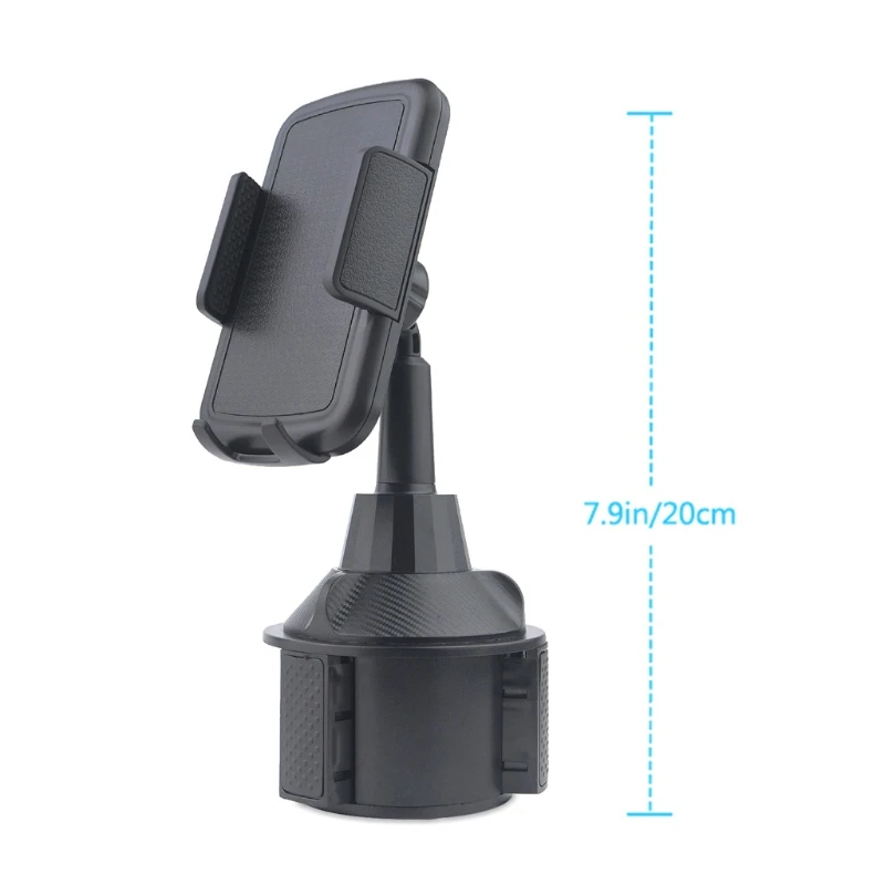 Car Cup Holder Phone Mount Adjustable SUV Truck Automobile Cup Holder Mobile Phone Cradle for Phone 12 Pro Max/XR/XS/X/1