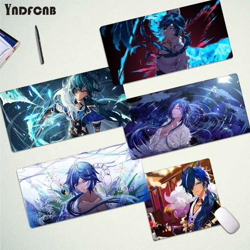 

YNDFCNB Genshin Impact Kaeya Simple Design Gaming Player desk laptop Rubber Mouse Mat Size for mouse pad Keyboard Deak Mat