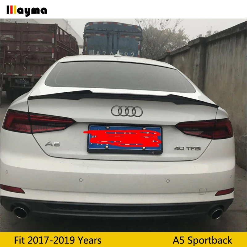 Стильный спойлер M4 для заднего багажника из углеродного волокна Audi A5 sportback 4 двери
