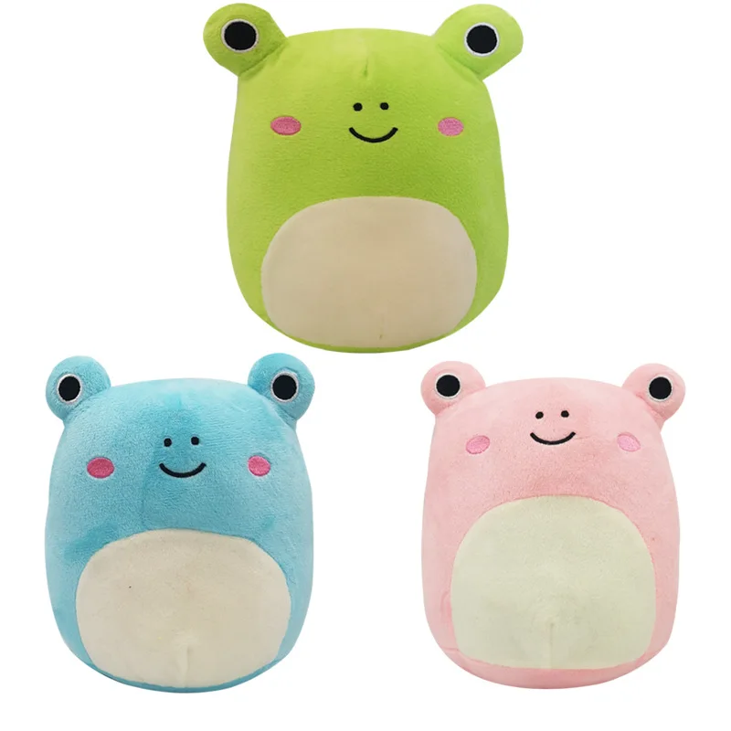 

Игрушка плюшевая лягушка и корова, 20-30 см