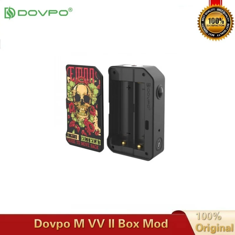 Оригинальный бокс-мод Dovpo M VV II 280 Вт вейп-моды питание от двойной батареи 18650
