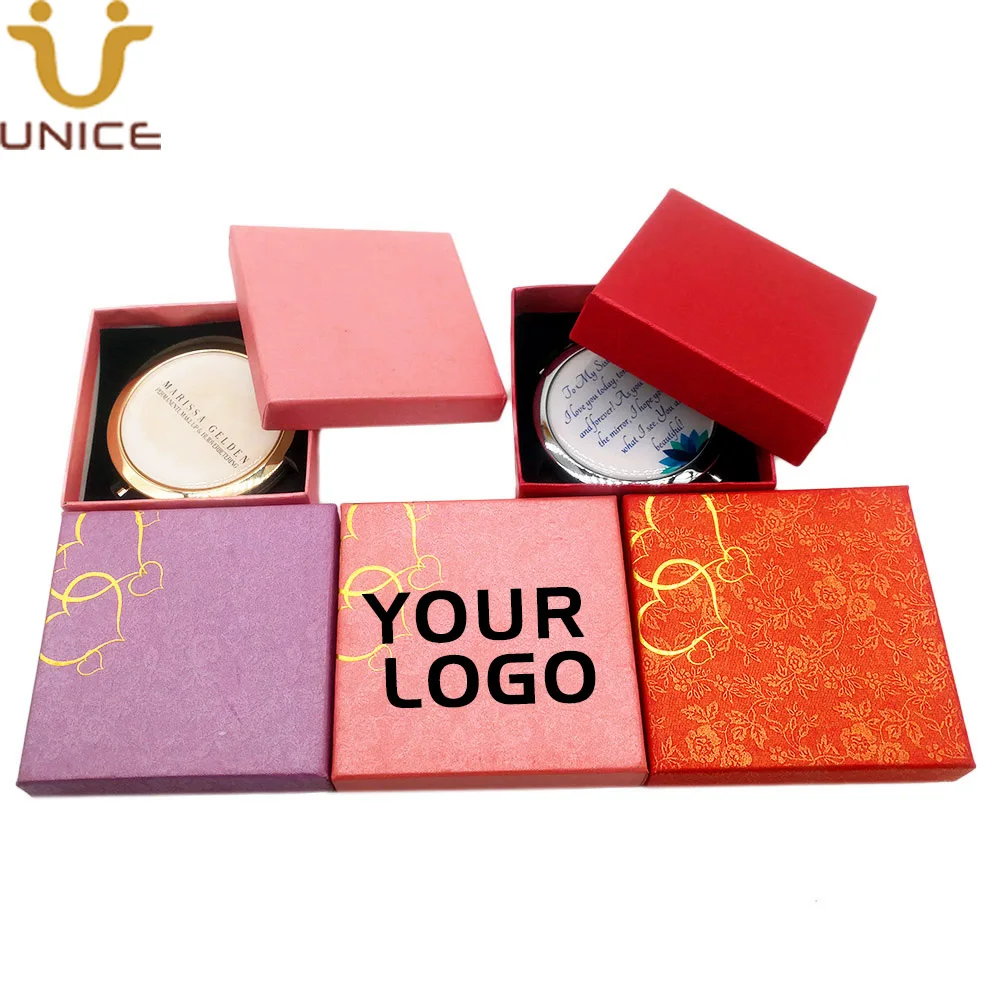 100 шт./лот заказной логотип Подарочная коробка для Compack Mirror розничная упаковка