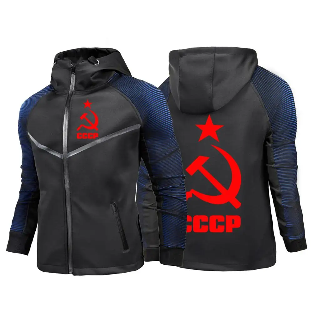 

CCCP Hoodie Designer Motorcycle Jacket Men's Riding Protective Suit Jacket Full Set logo of anti-fall Protective Coat
