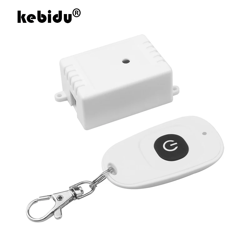 

kebidu Wireless 433 MHz Remote Control Switch AC 110V 220V 1CH Relay Receiver Module For Smart Home For Lighting Gate