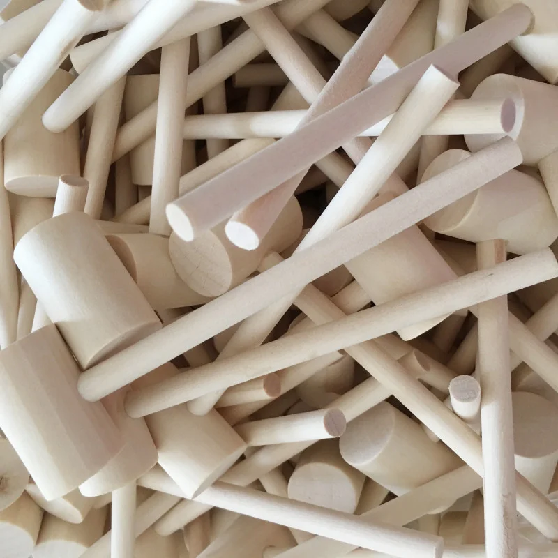 Деревянный Мини молоток для детей обучающая игрушка 10 шт.|Принадлежности