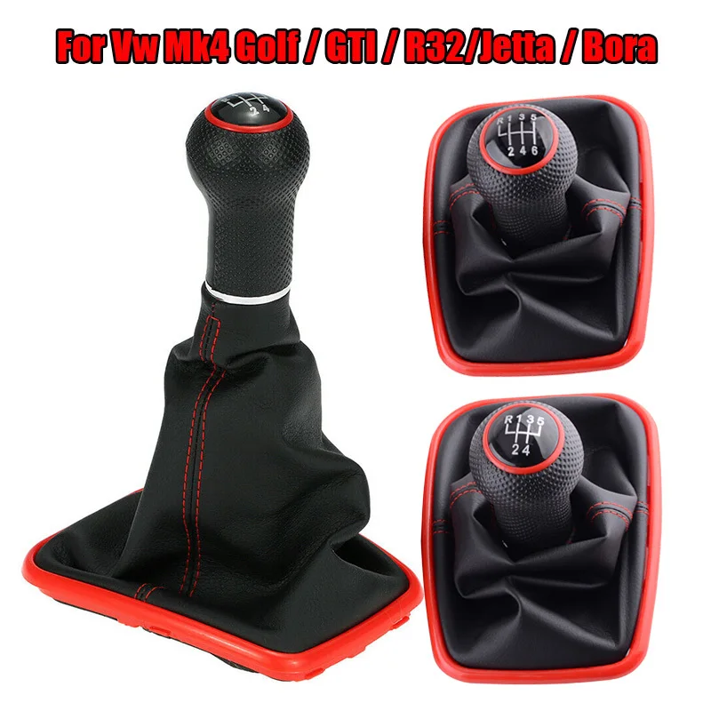 5/6 Скорость красная ручка переключения рулевого механизма автомобиля рычаг