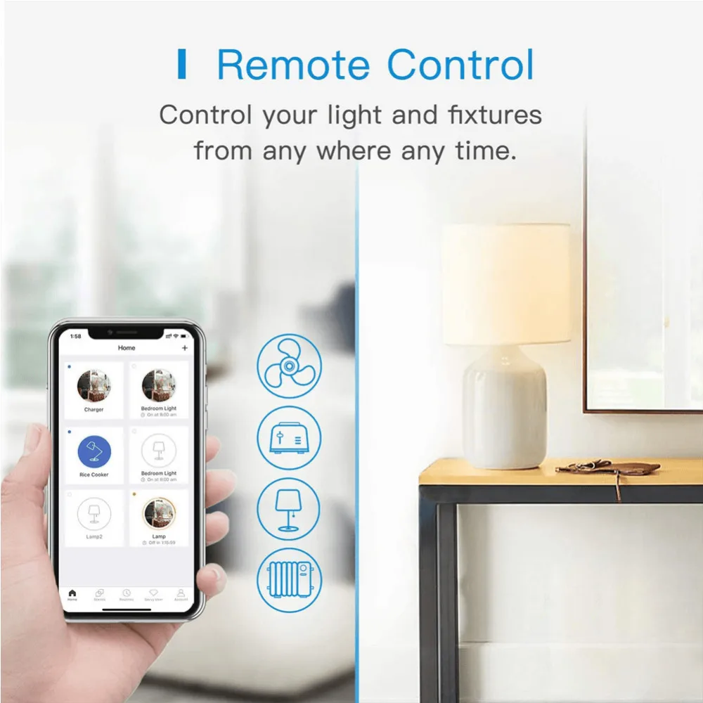 Electrical Sockets Meross MSS210HK(EU) electrical equipment accessories remote control smart plug WiFi | Обустройство дома