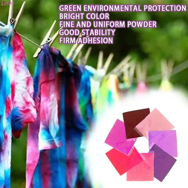 

1Pc 25g Tie Dyeing Pigment Cotton Hemp Cold Water Textile Clothing Bright Color Non-toxic Graft Paint DIY Self-made Color