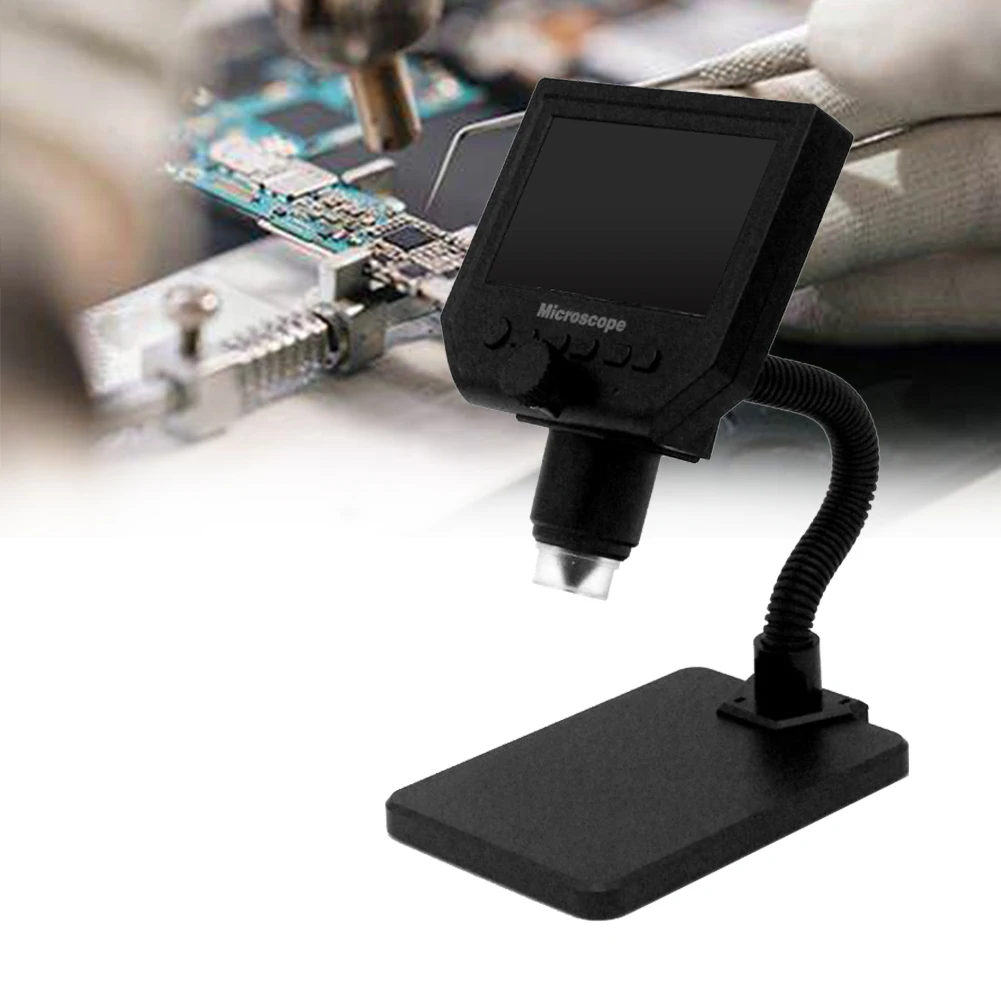 600X увеличение 3.6MP USB HD микроскоп ЖК-экран перезаряжаемый мобильный телефон