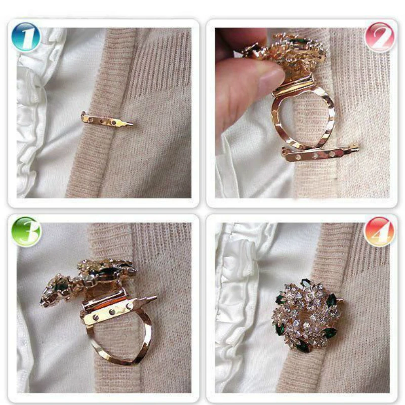 Корея высокое качество Стразы шелковый шарф Пряжка Имитация Жемчуга Сплав