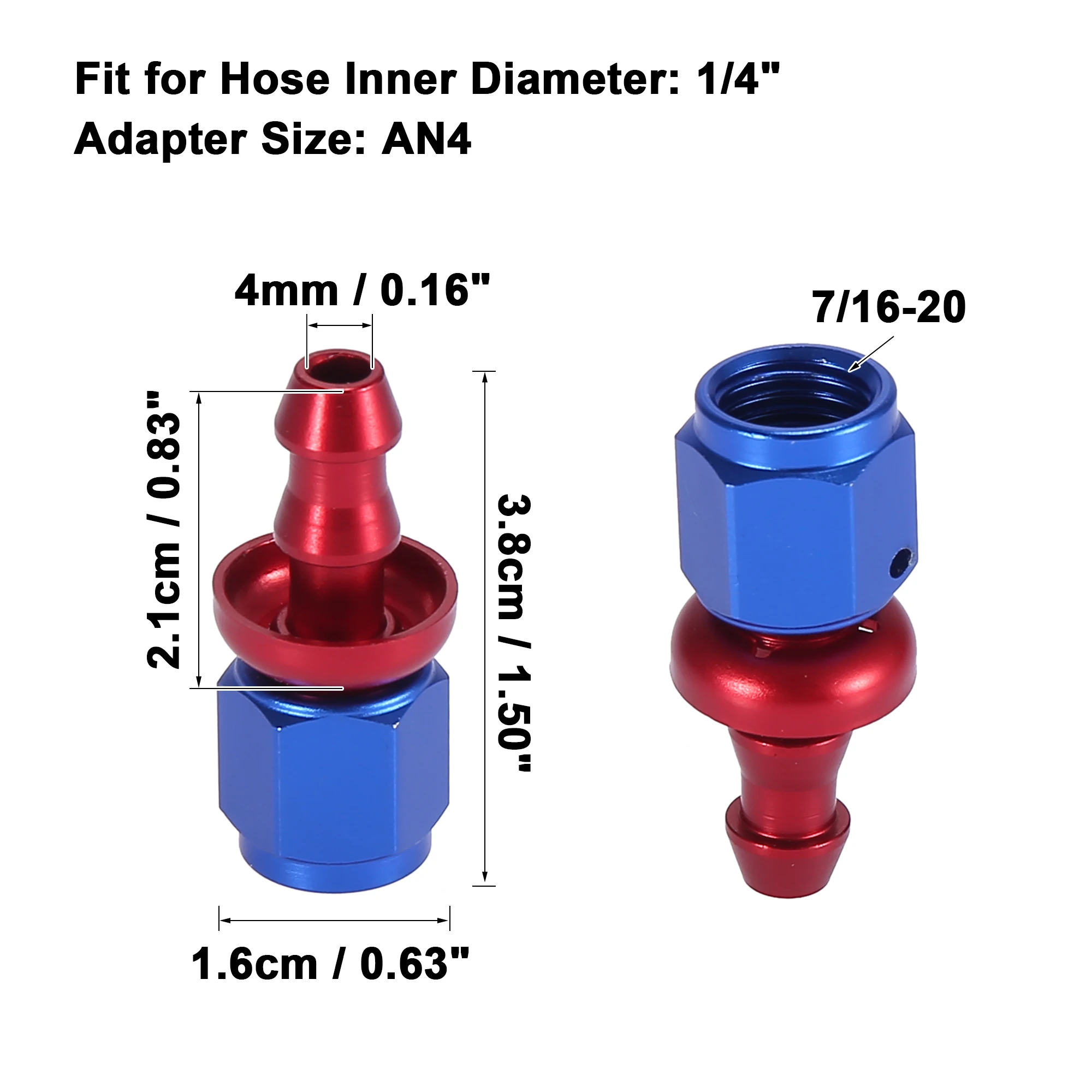 X Autohaux AN4 AN6 AN8 AN10 AN12 прямой 0/45/90/180 градусов защелкивающийся поворотный концевой