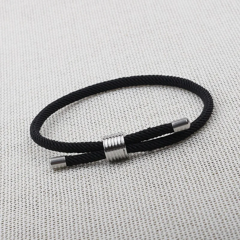 Модные Милана веревки цепи Многослойные браслеты для выживания мужские