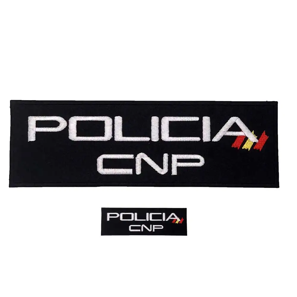 Патчи с вышивкой на крючке и надписью полиция Испании|Заплатки| |