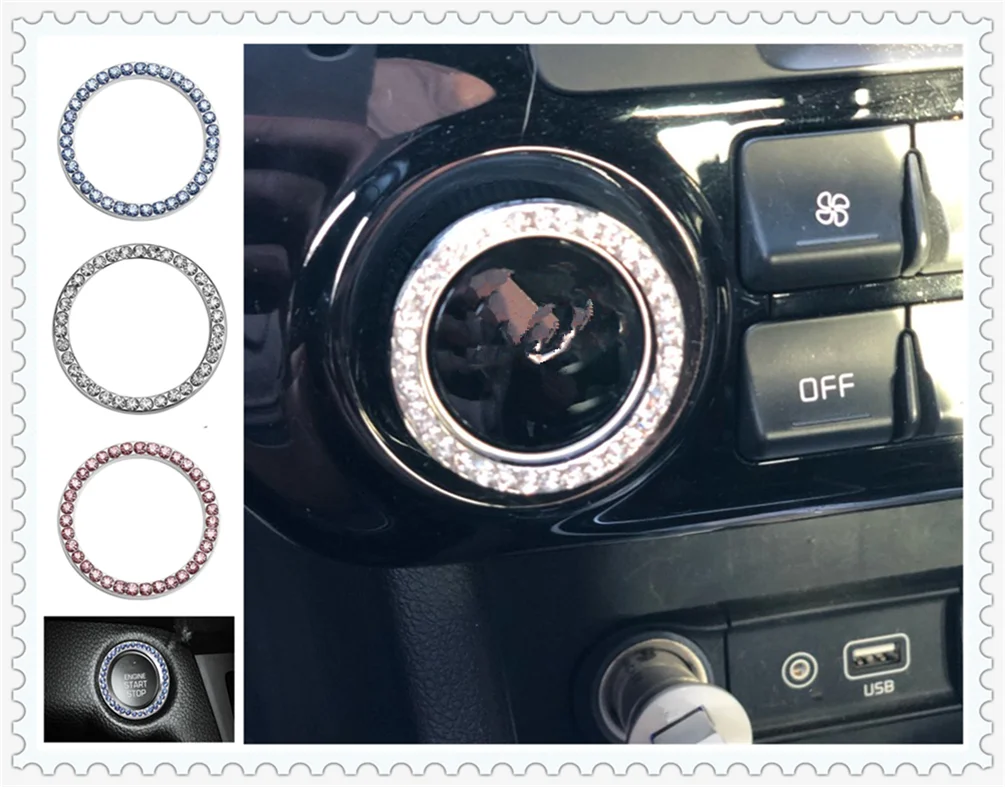 Автомобильные аксессуары декоративное кольцо с одной кнопкой для запуска ручной