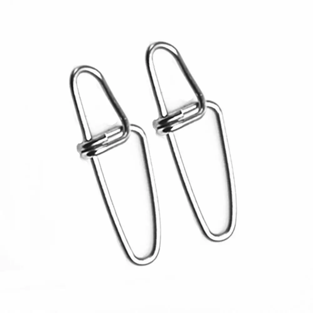 

1000pcs Size0#/1#/2#/3#/4#/5#Stainless Steel Double Button Pins Connector Bearing Rolling Swivel Snap Fishing Tackle Accessories