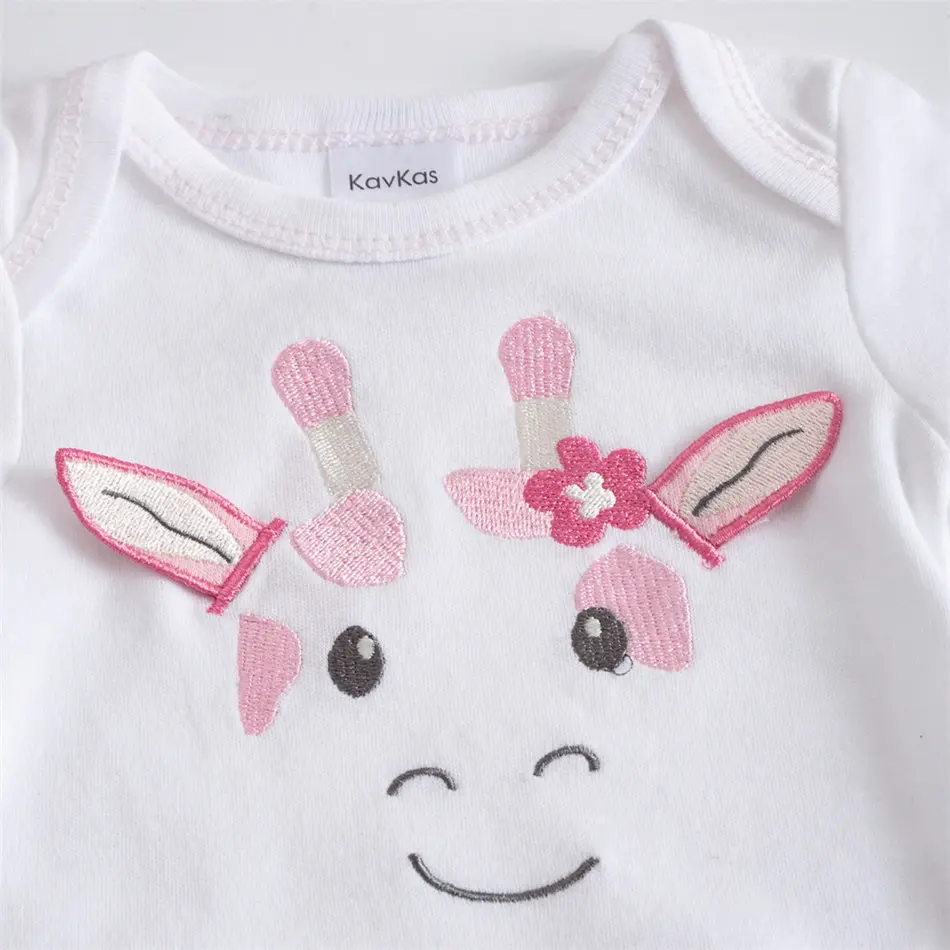 Одежда для маленьких девочек 5 шт. комплекты одежды 0 12 месяцев Детские аксессуары