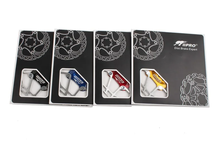 

mtb mountain bike disc brake pads ultralight 80g floating disc bicycle disc brake disc 160mm six nail brake pads