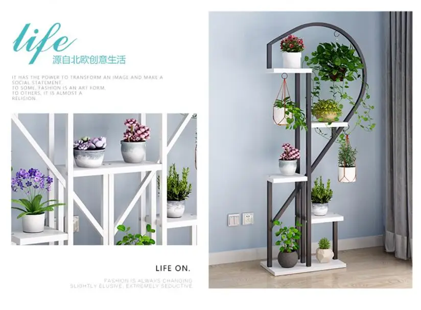 Flower shelf, multi-storey interior special price living room, ceiling orchid bedroom, household saving space, balcony decoratio