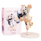 Аниме игра Genshin Impact Paimon, 14 см, фигурки, игрушки, фигурка, фигурка, симпатичная модель, украшение, ПВХ игрушка, экшн, косплей, Paimon