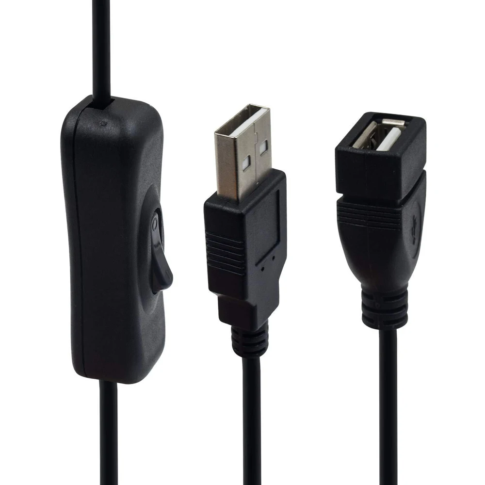 3A 22AWG медный USB удлинитель питания с переключателем AMAF контроллер линии |