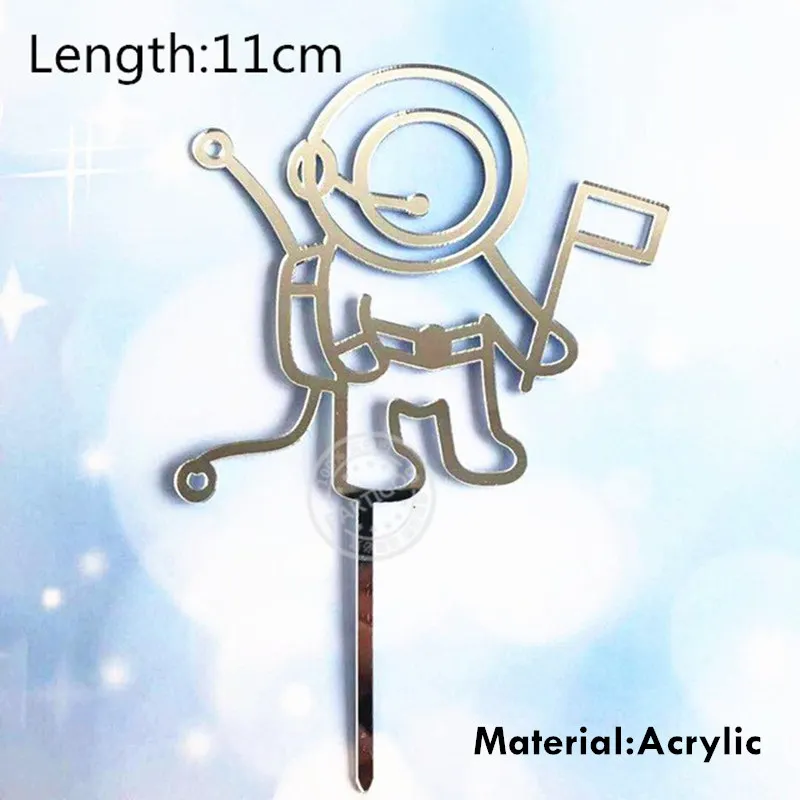 1pcs silver Вечерние воздушные шары космонавта, воздушные шары из фольги, воздушные шары с изображением Галактики, вечерние праздничные шары с гелием для мальчиков - Цвет: 1pcs silver