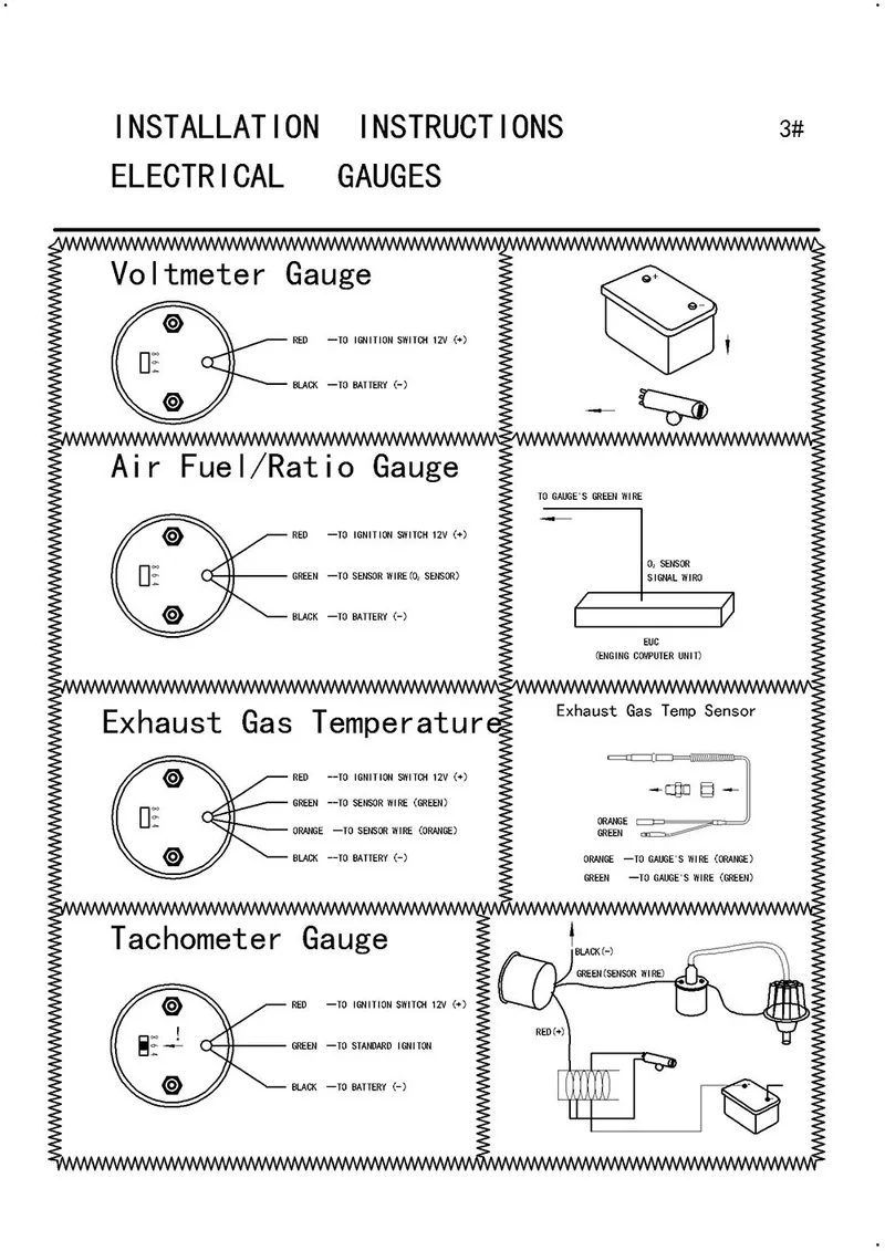 Вакуумметр 12 В 52 мм для гоночных автомобилей | Автомобили и мотоциклы