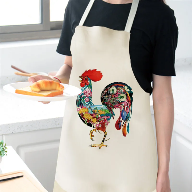 Фартуки шеф-повара с животным рисунком фартуки для кухни обезьяны кошки кролика
