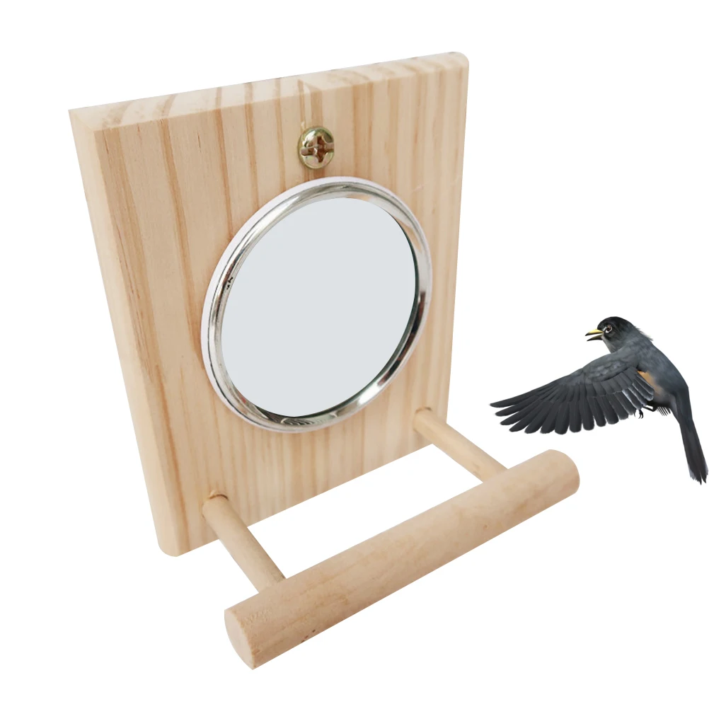 Птица Попугай качели perches акриловое зеркало стоящая стойка бар клетка для птиц