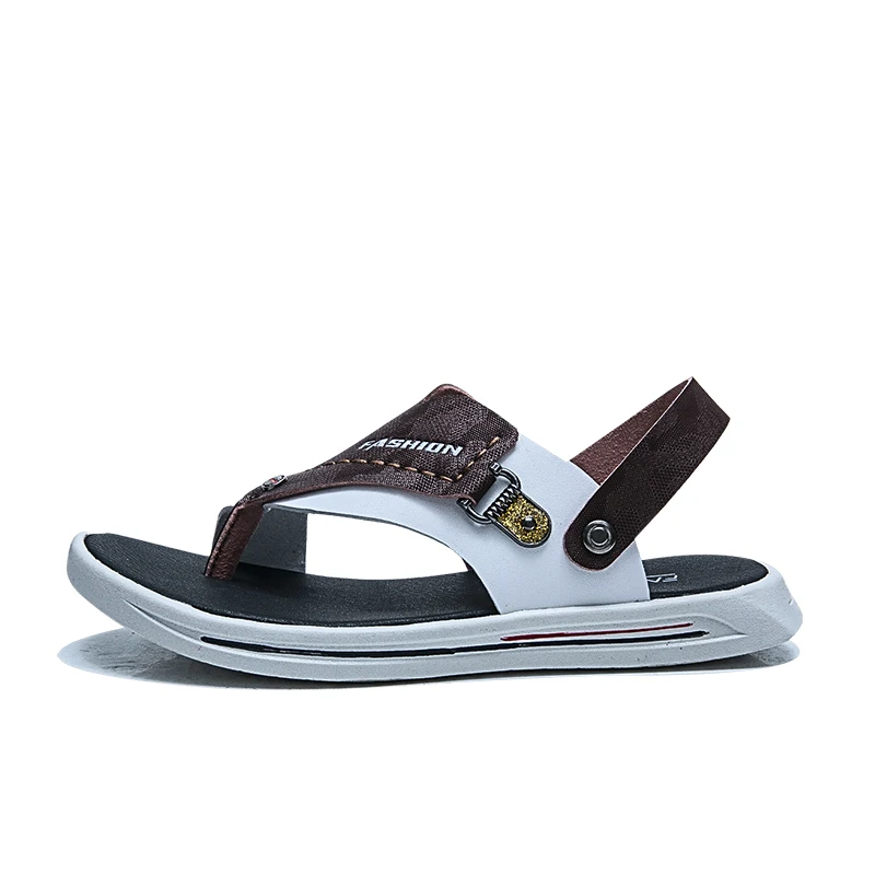 

summer sandales sandalet men sandali shoes heren slide homme playa deportivas transpirables leather sandals rasteira casa work