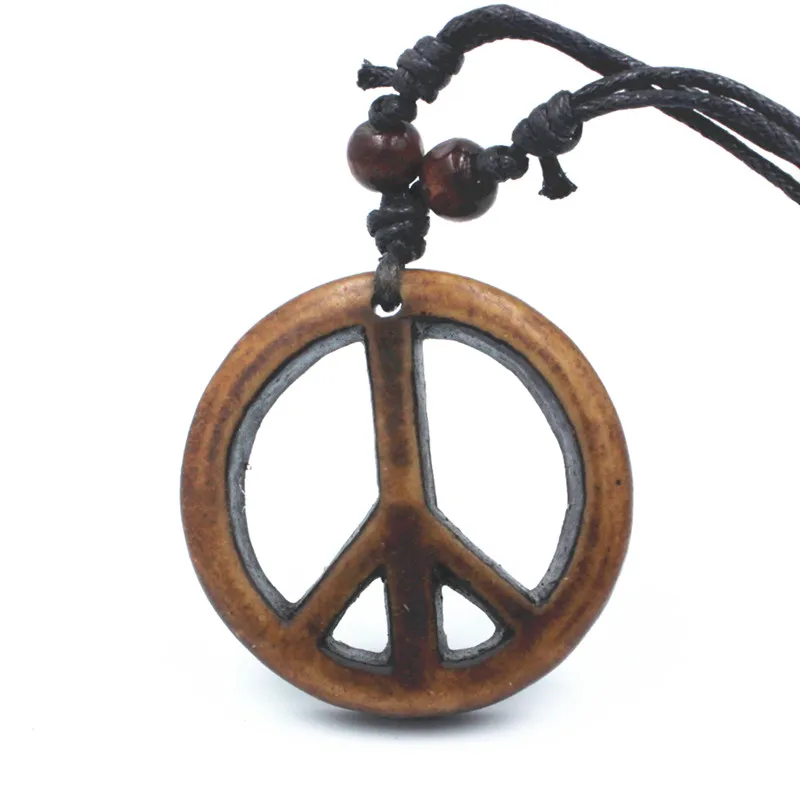 Оптовая продажа 12 шт. Племенной Стиль имитация кости яка резное ожерелье