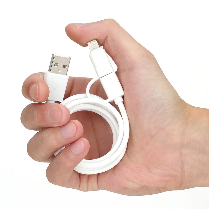 USB-кабель ROCK 10 шт. упак. кабель Micro USB для iPhone Pro 11 Max X 8 7 6 Plus 2 в 1 Samsung Xiaomi Huawei |