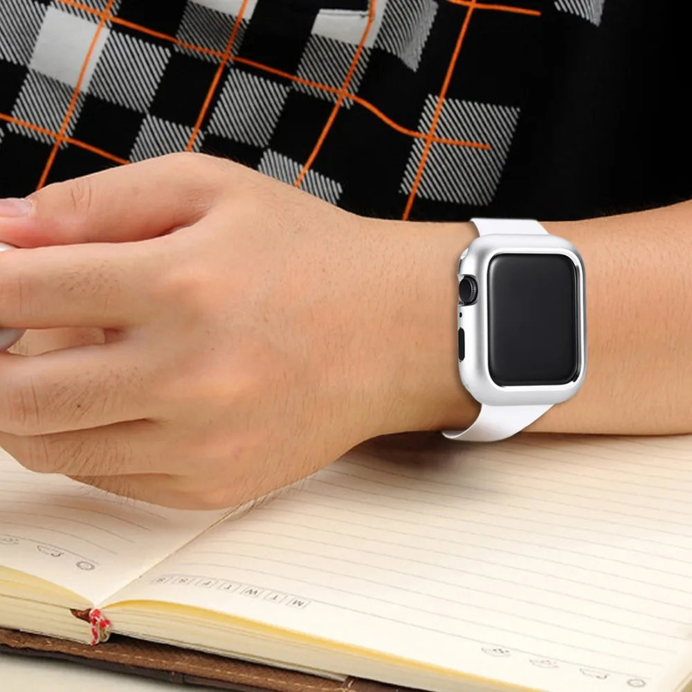 

Magnetic cover For Apple Watch case apple watch 4 5 44mm/40mm iwatch band screen protector protective glass