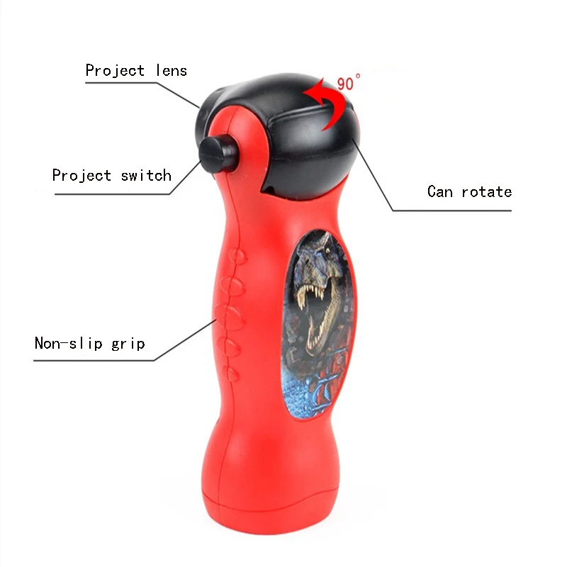 

Dinosaur Projector Night Study Learning Toy Shark Flashlight Sleeping History Early Education Model Torch Flashlight Funny Toys