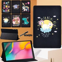 tablet case for samsung galaxy tab a 8 0 inch 2019 high quality flip leather stand cover case sm t290sm t295