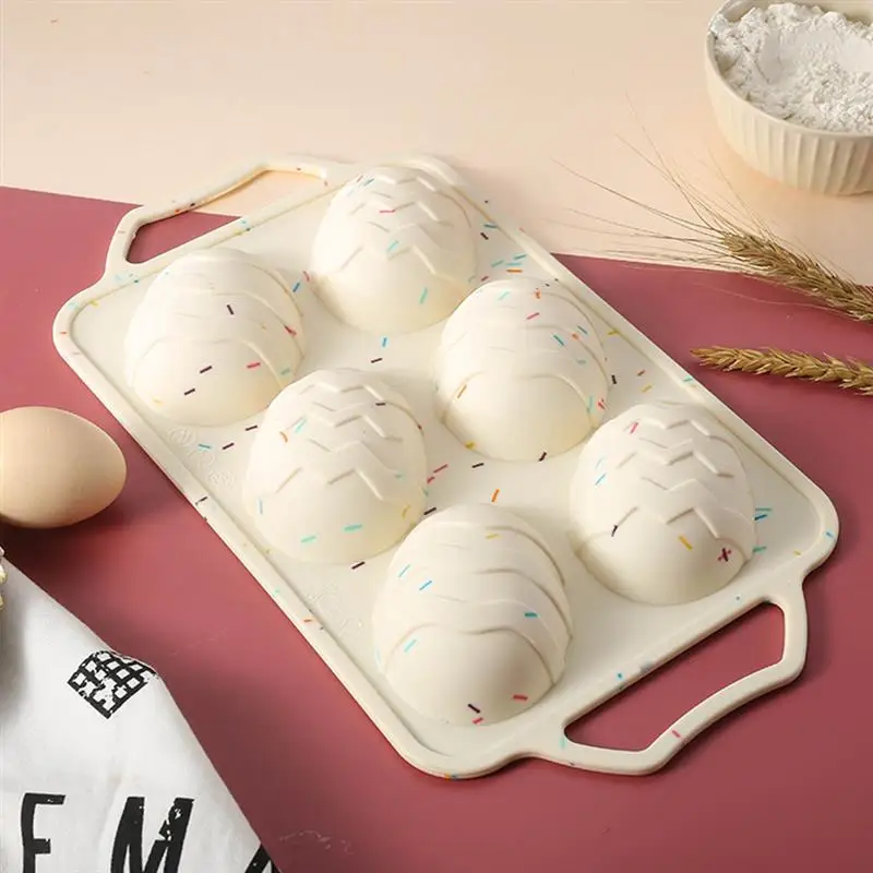 

Форма для торта, 6 слотов, форма для мастики, силиконовая Гибкая Пасхальная форма для выпечки «сделай сам», инструменты кухонные принадлежно...