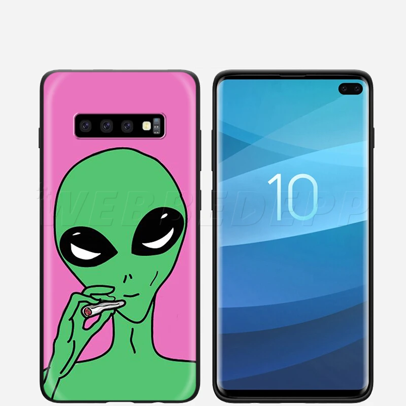 Webbedepp медведь курение сигар чехол для samsung Galaxy S7 S8 S9 S10 Edge Plus Note 10 8 9 A10 A20 A30 A40 A50 A60 A70