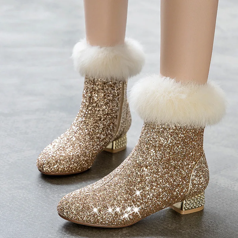 new-children-high-heel-fashion-boots-girls-crystal-warm-short-plush-winter-performance-princess-student-kids-baby-shoes-02b