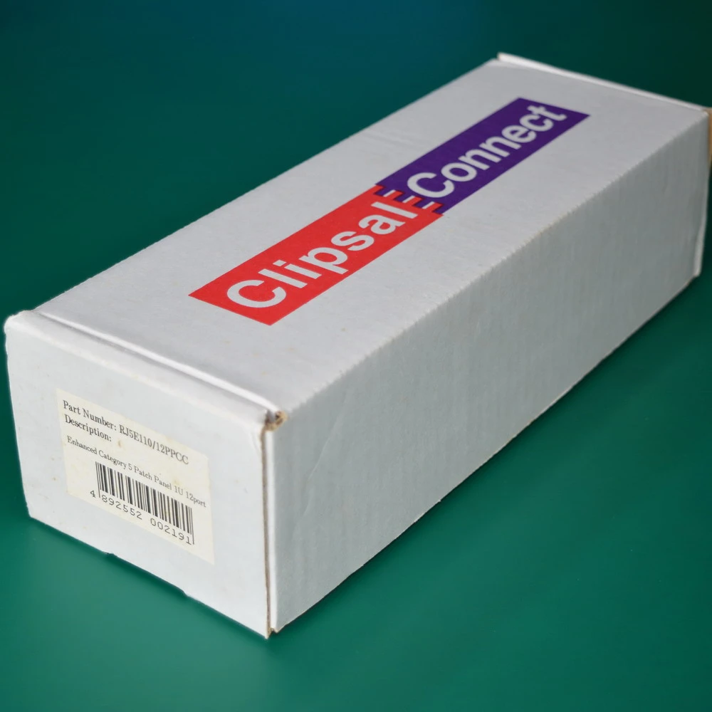 Бренд 10in 1U UTP 12 портовая CAT5e коммутационная панель настенная стойка Монтажная