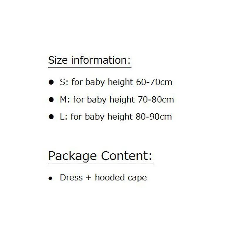 Umorden карнавальные костюмы для Хэллоуина малыша маленький красный капюшон костюм